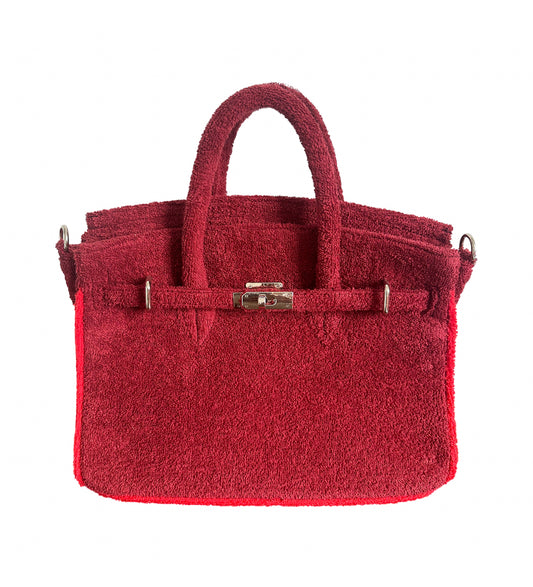 Terry bag Burgundy/Red