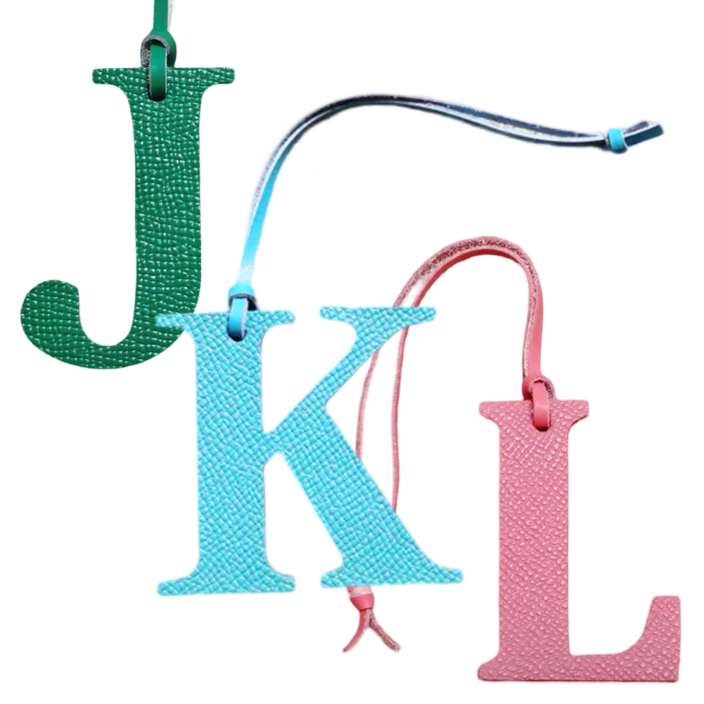 Leather letter J-K-L