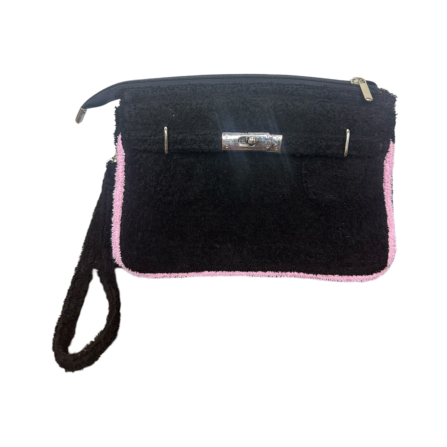 Terry Make Up Bag black/pink